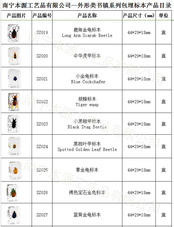 本源公司外形系列包埋標本03