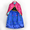 Trench coat for princess, dress, 2017 trend, European style, “Frozen”, children's clothing, wholesale