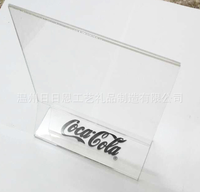 实力厂家定亚克力台卡透明立式相框餐牌菜价牌批发展示板高透