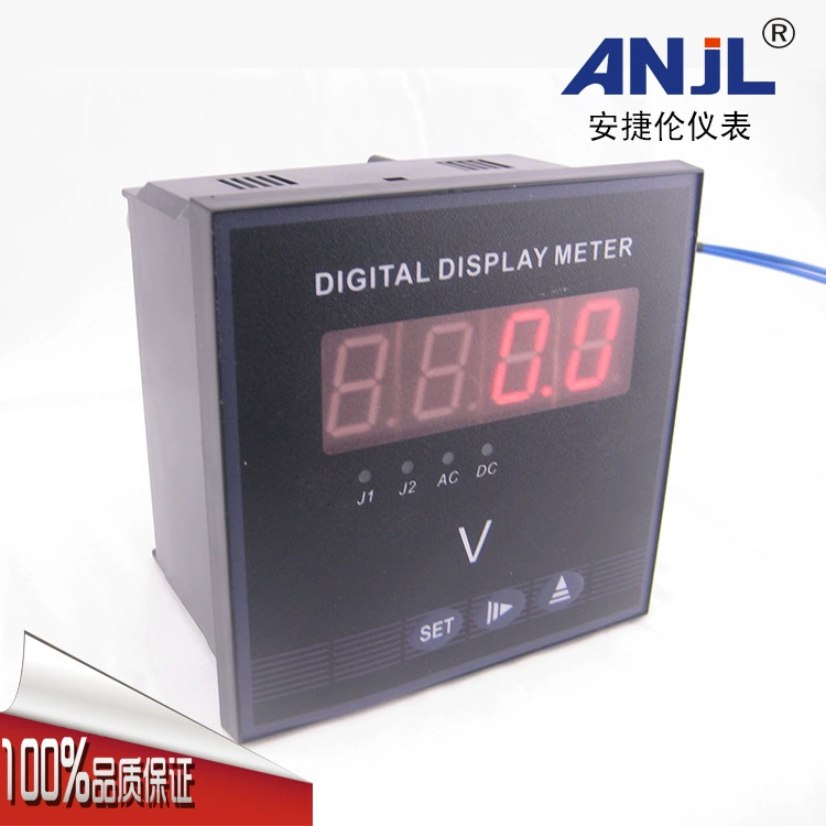 Измеритель внешнего количества Anjilun 120*120 от производителя с высокоточным интеллектуальным цифровым дисплеем Вольтметр переменного тока переменного тока