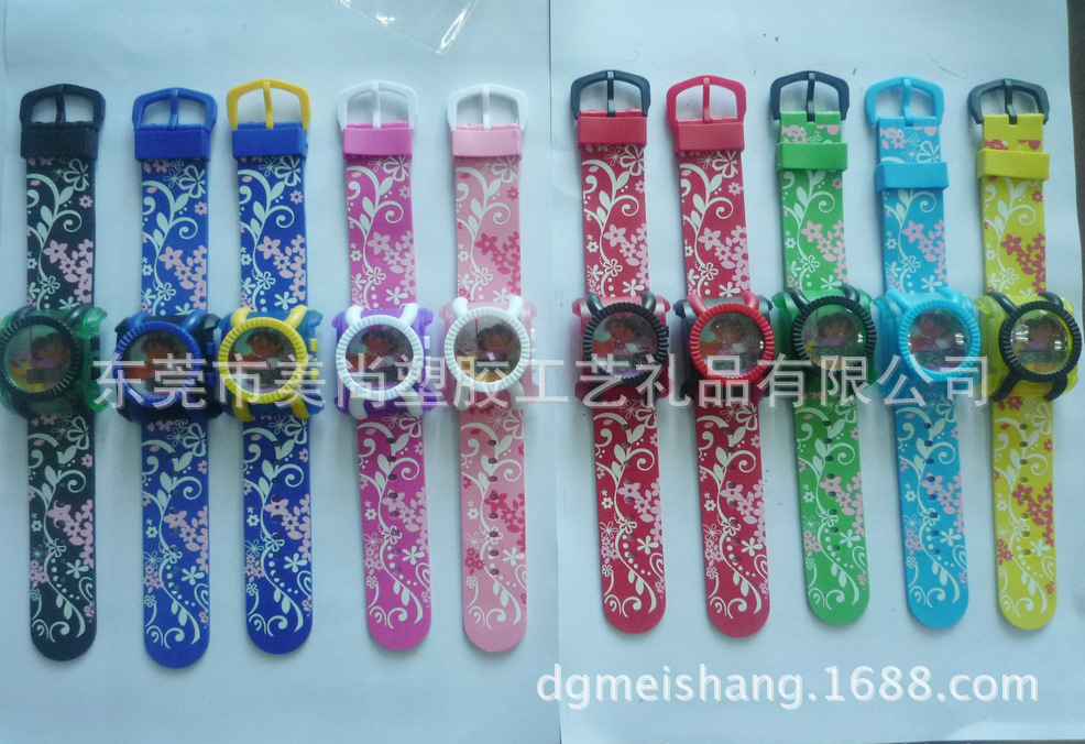pvc軟膠手錶帶 塑膠手錶帶 專業定做
