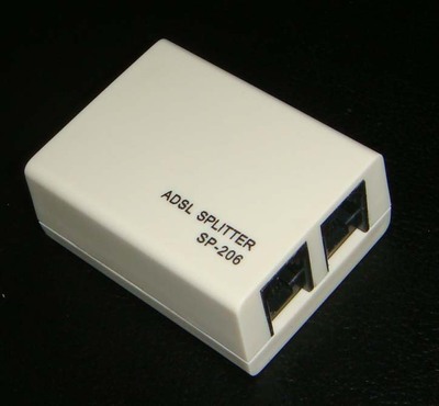 高效adsl分离器双电感ADSL语音电话分离器电脑分离器配model