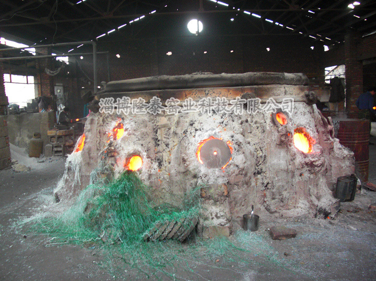 淄博窑炉公司专业设计电坩埚炉 彩色玻璃熔窑