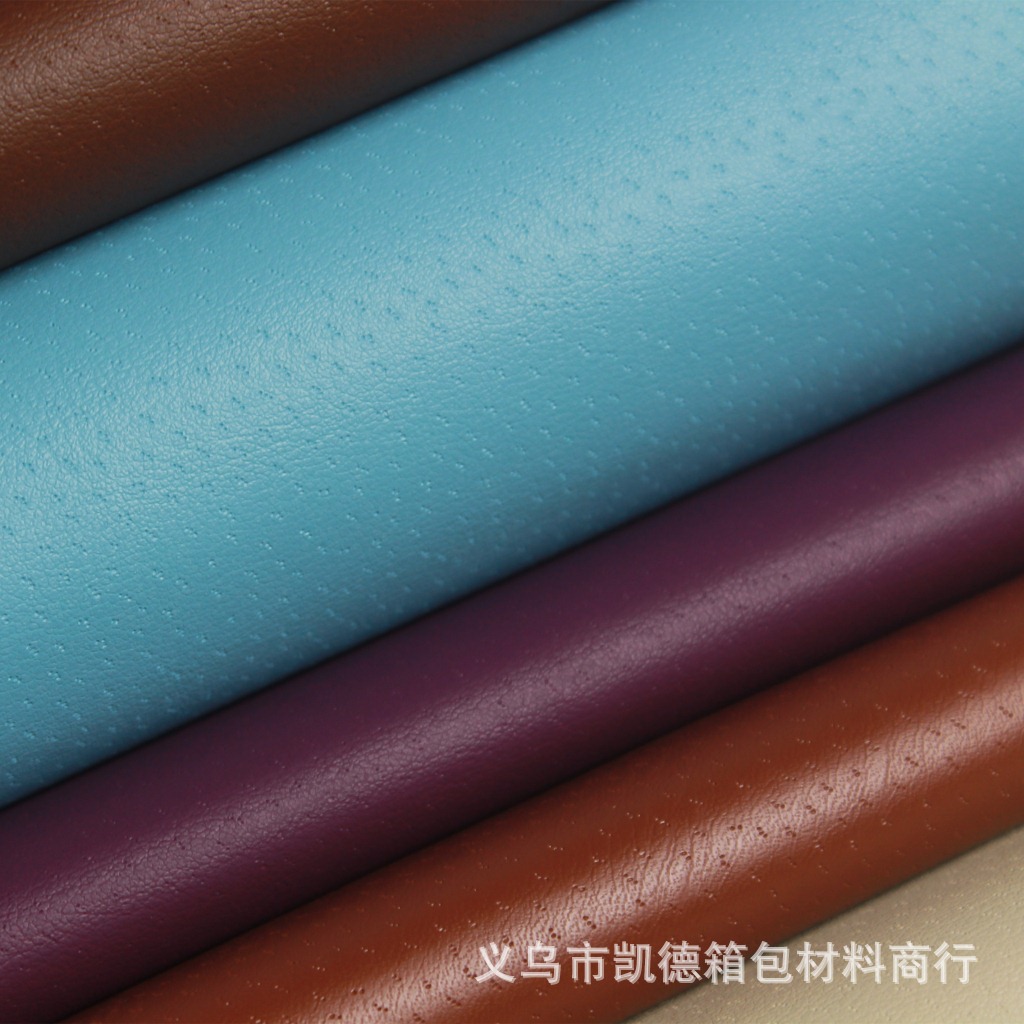义乌厂家直销PU猪皮纹人造革 钱包票夹内里鞋里鞋垫皮革面料