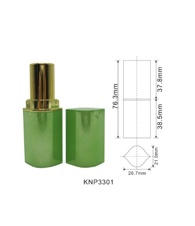 PETG 异形  铝 单头 口红管 唇膏管 KNP3301