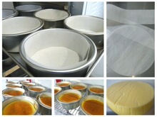 蛋糕油纸垫纸脱模纸现烘起司蛋糕芝士新型围边油纸双硅吸油纸不粘