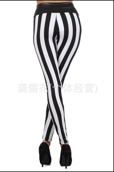 Imitation leather high waist zipper 6