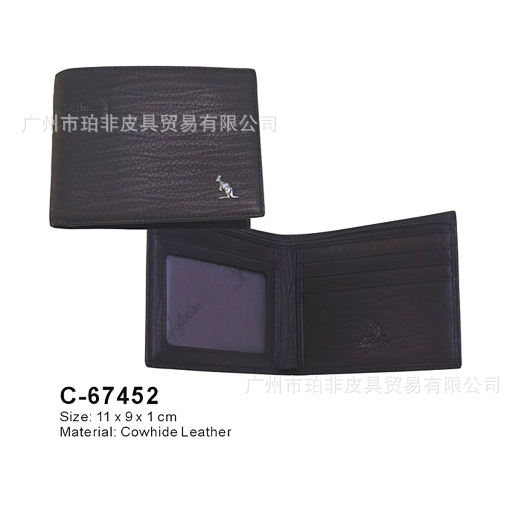 Jiangmen Manufactor customized man wallet handsome Simplicity Generous Cross section have more cash than can be accounted for wallet Cong