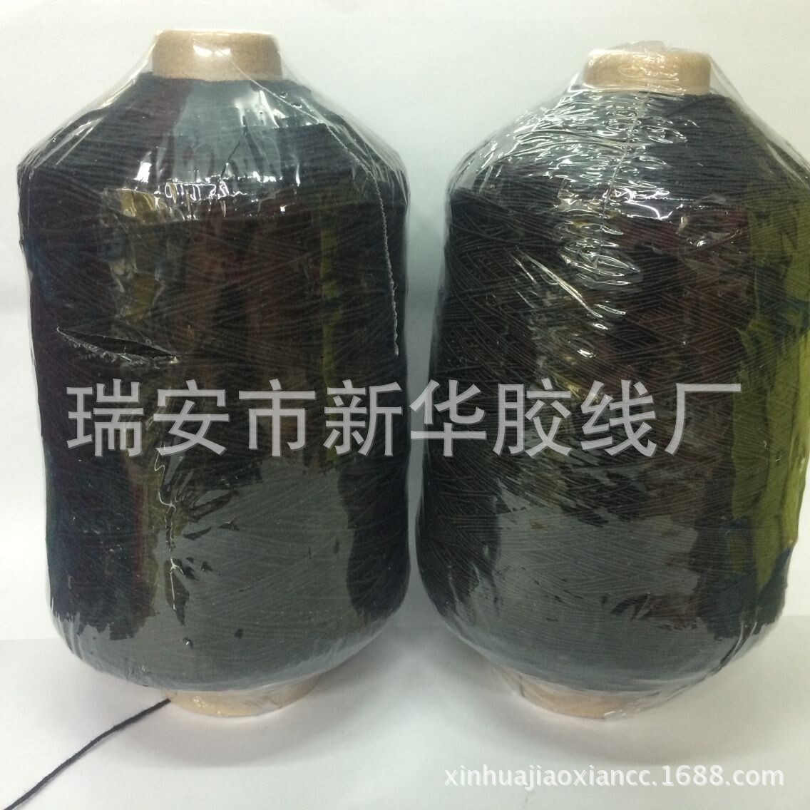 厂家直销 供应 70#乳胶包纱线 弹力 牛筋 环保 颜色齐全|ru