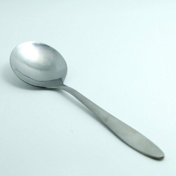 韓國甜品勺 調羹勺 湯匙 兒童勺子 長柄不鏽鋼光面勺子 29g