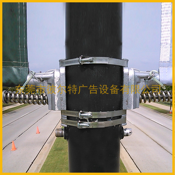 不锈钢广告旗帜支架,不锈钢广告横幅支架