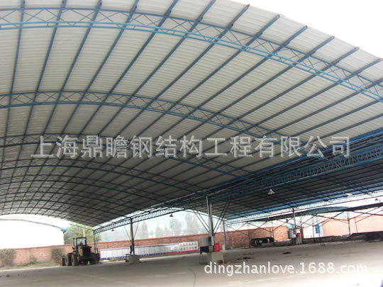 上海厂家专业设计安装室外轻钢结构雨棚 车棚 遮阳罩