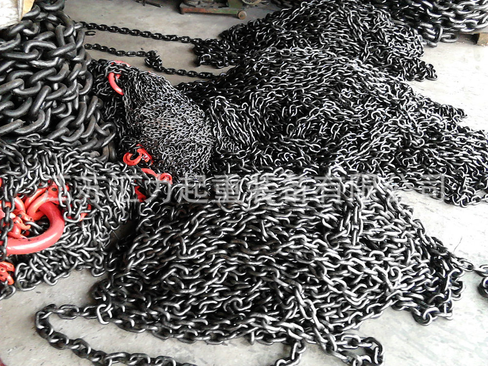 汇力厂家供应 80级2叉链条索具12mm 起重吊链3t2m