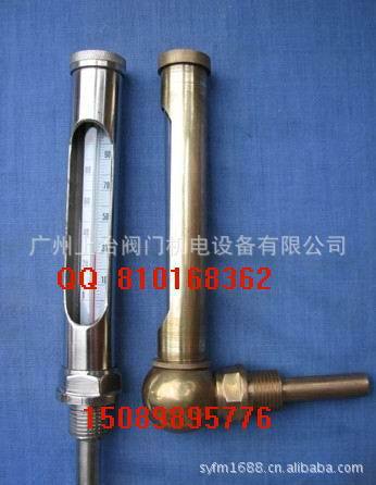 供应V型保护套温度计/船用温度计/玻璃温度计