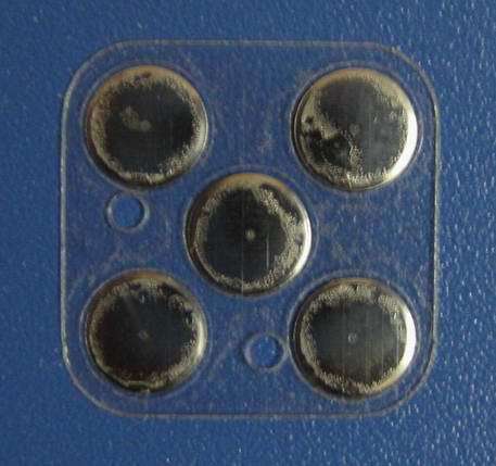 厂家直供圆形锅仔贴片锅仔不干胶贴片轻触开关薄膜背胶锅仔片按键