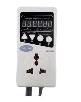 泰克曼 智能温控器TM1-WK 数显温控插座 养殖温度控制器