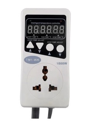 泰克曼 智能温控器TM1-WK 数显温控插座 养殖温度控制器