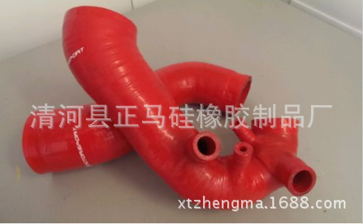 厂家供应异型硅胶管 红色