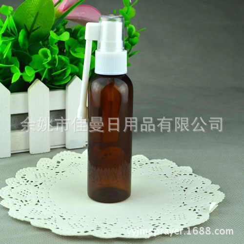 现货直销60mlPEt棕色清洁剂瓶 摇杆喷头瓶 旋转喷雾瓶