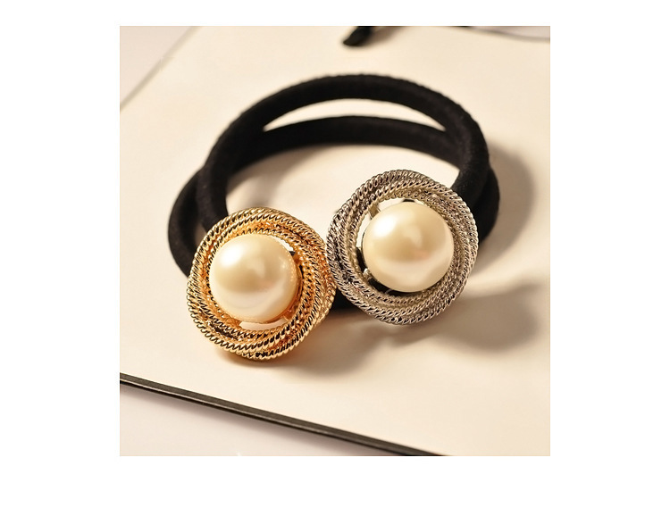 Camellia Hair Ring Alloy Flower Hair Rope display picture 11