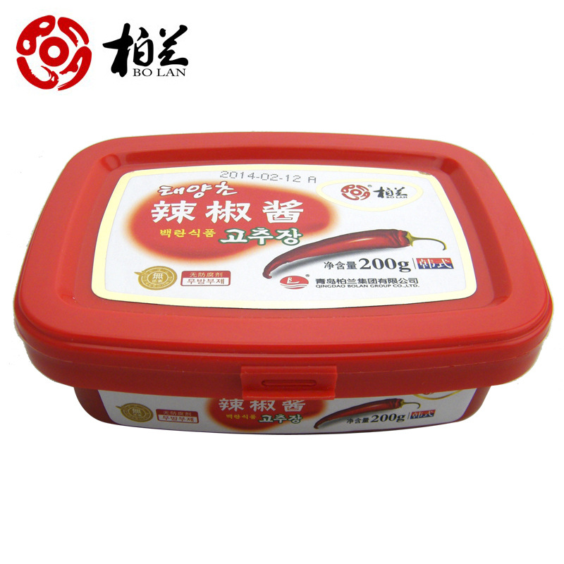 Product source Bibimbap Bolan Thick chilli sauce 200g box-packed Butter cake Sweet taste chili patse