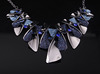 Fashionable jewelry, dress for bride, necklace, blue accessories, European style, wholesale