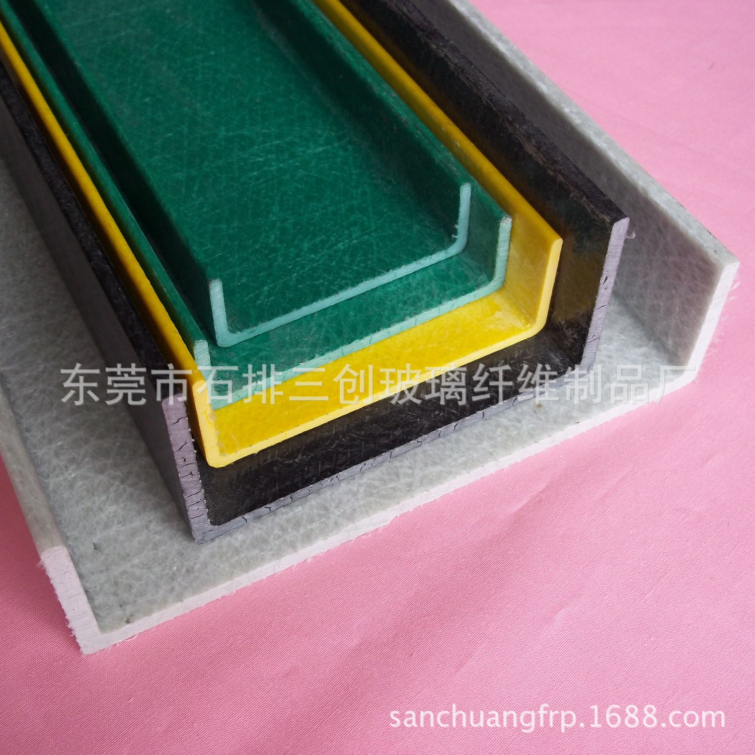 厂家供应玻璃钢槽钢型材 高强度玻璃纤维拉挤槽钢型材