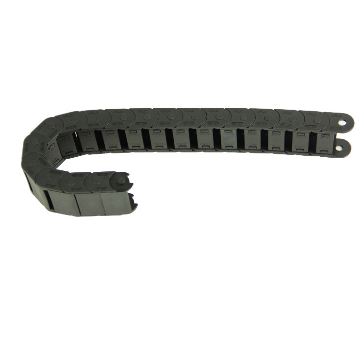 兴天城供应桥式封闭式工程拖链 写真机坦克链条韧性良好15*30bf