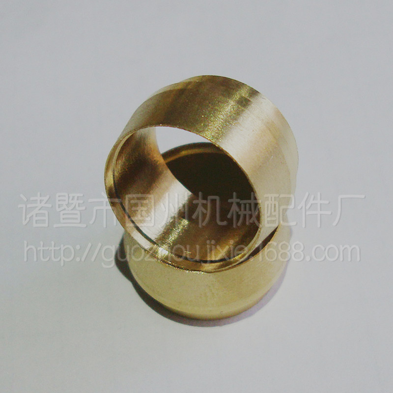 供应 环保铜异型单卡套￠15 出口接头配件