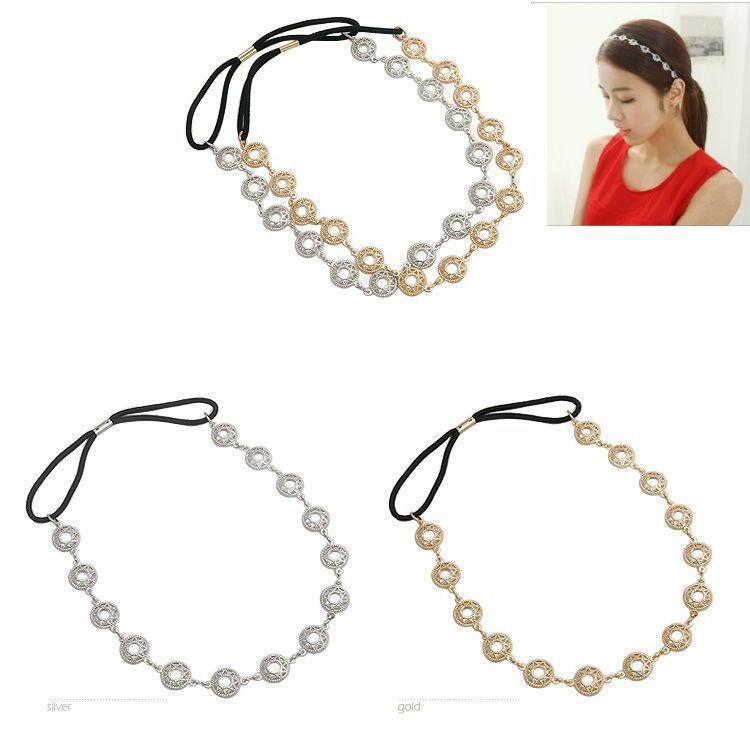 Fashionable universal headband, hair accessory, European style, simple and elegant design, flowered, automatic shooting