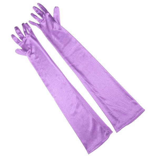 Women's Simple Style Solid Color Satin Gloves 1 Pair display picture 18