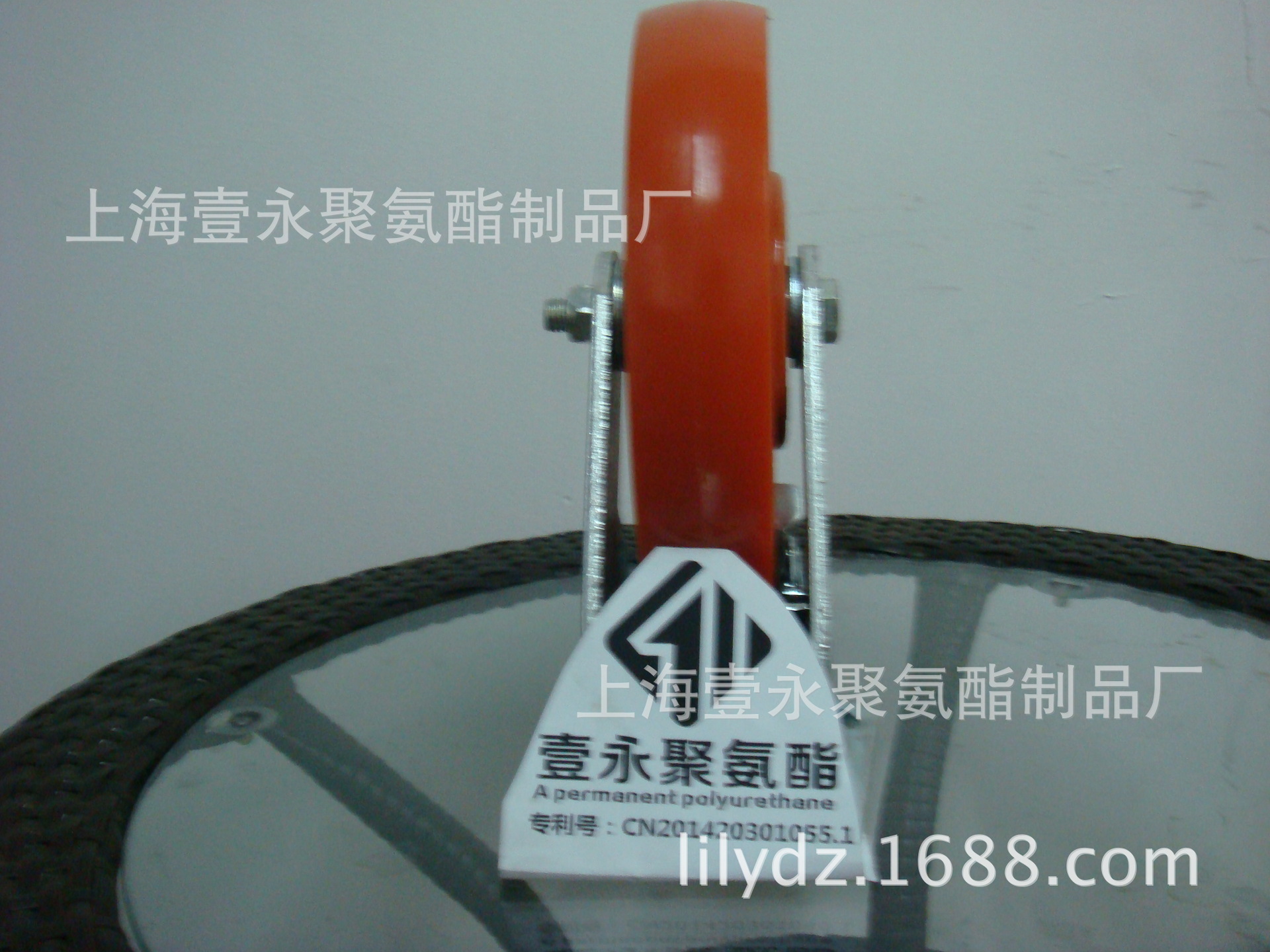 厂家直供8寸普通材质聚氨酯脚轮 万向轮 叉车轮