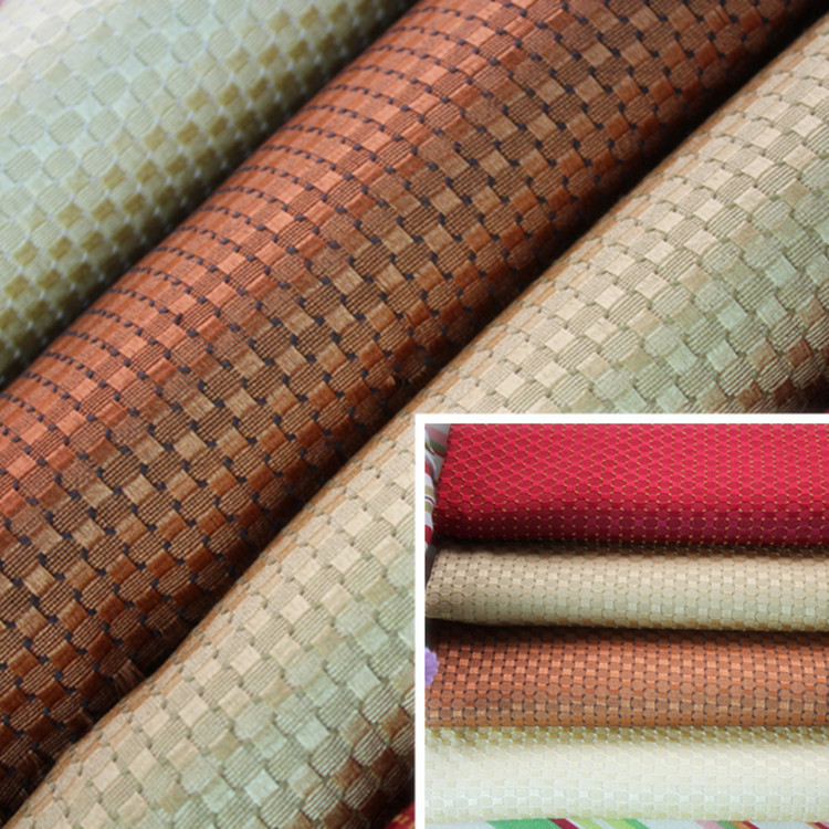 new pattern Jacquard Small lattice Dining chair sofa cloth decorate Arts and Crafts wholesale