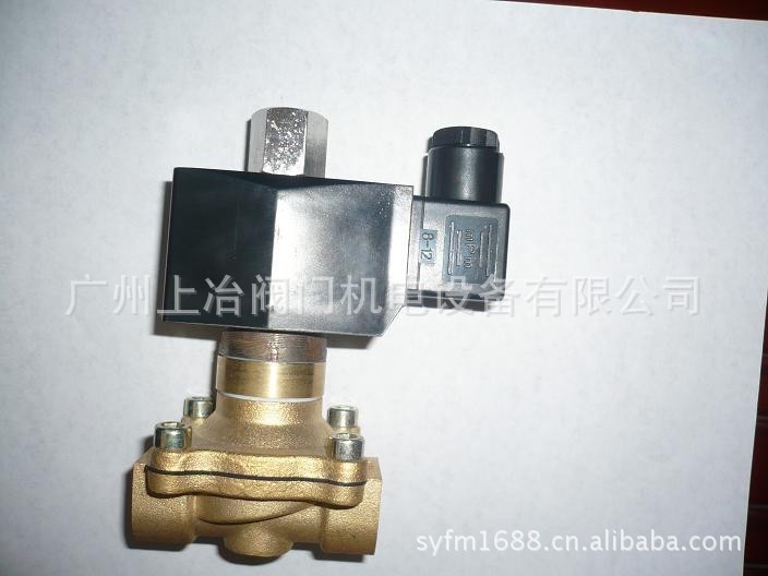 厂家直供2w250-25K 1寸牙 二位二通膜片式全铜常开电磁阀 水阀