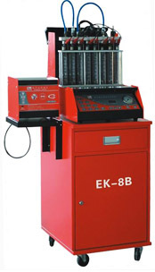 电喷汽车电动8缸喷油嘴检测清洗分析仪、检测仪EK-8B