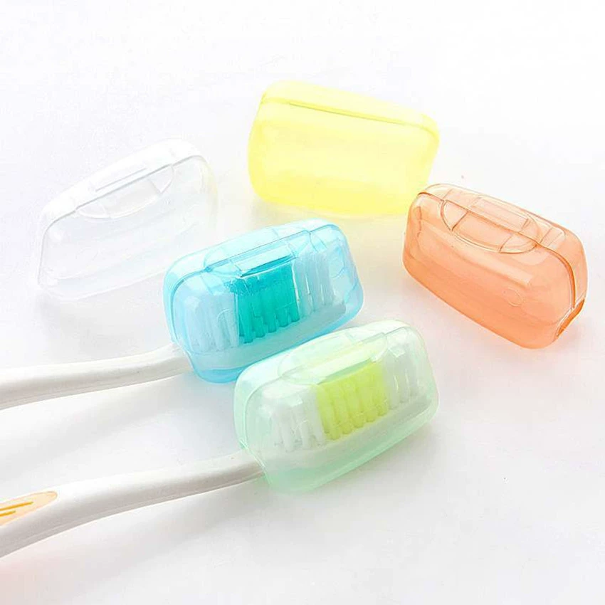 Портативная зубная щетка крышка головки Portable Toothbrush Box Toothbrush Head Protective Cover (5 шт