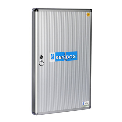 Factory direct wall 96 aluminium alloy silvery Metal Wall mounted Key cabinet 96 Key box key Storage cabinet