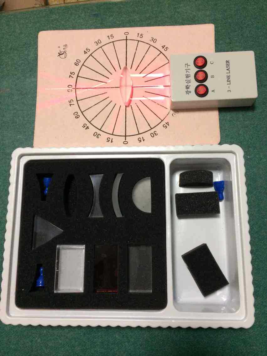 初中光学实验盒（普通版）厂家批发物理教学仪器