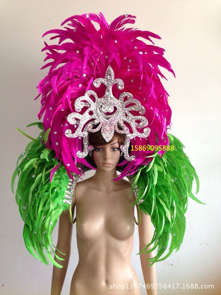 舞臺表演羽毛裝飾