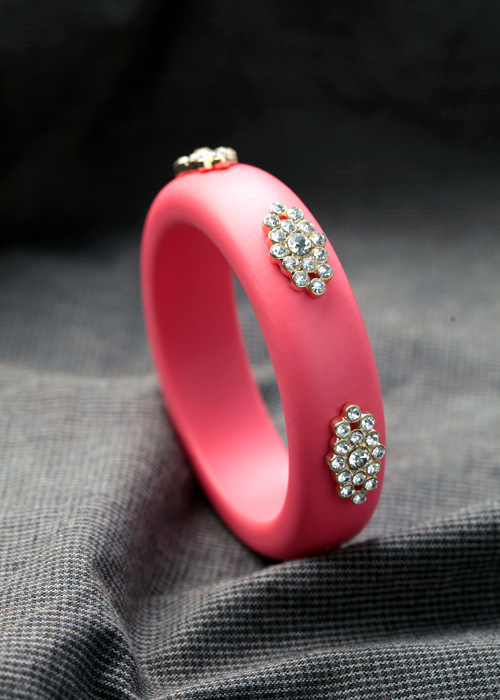 Fashion Exaggerated Texture Crystal Flower Alloy Bracelet display picture 5