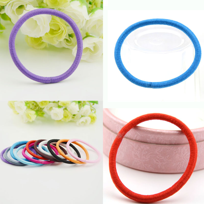 Seamless DJ Elastic Korea Fashion band Customized Adhesive machining rubber string Lower the elastic band DIY Hairpin