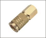 供应美式1/4铜铁快速接头