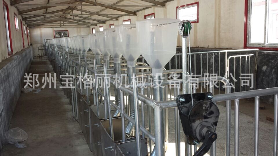 同步下料器 半自动下料斗猪用器械自动化供料系统 母猪计量杯