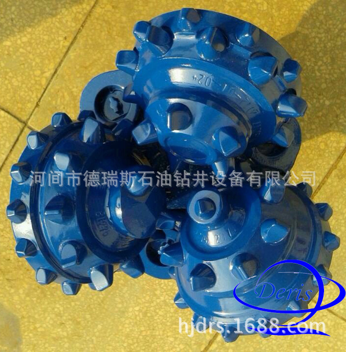 9寸半定向井石油水井矿用镶钢齿三牙轮钻头pdc钻头石油钻井设备