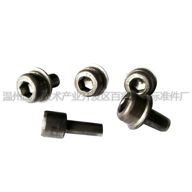 厂家内六角带垫螺丝 内六角法兰螺丝 各类非标螺丝