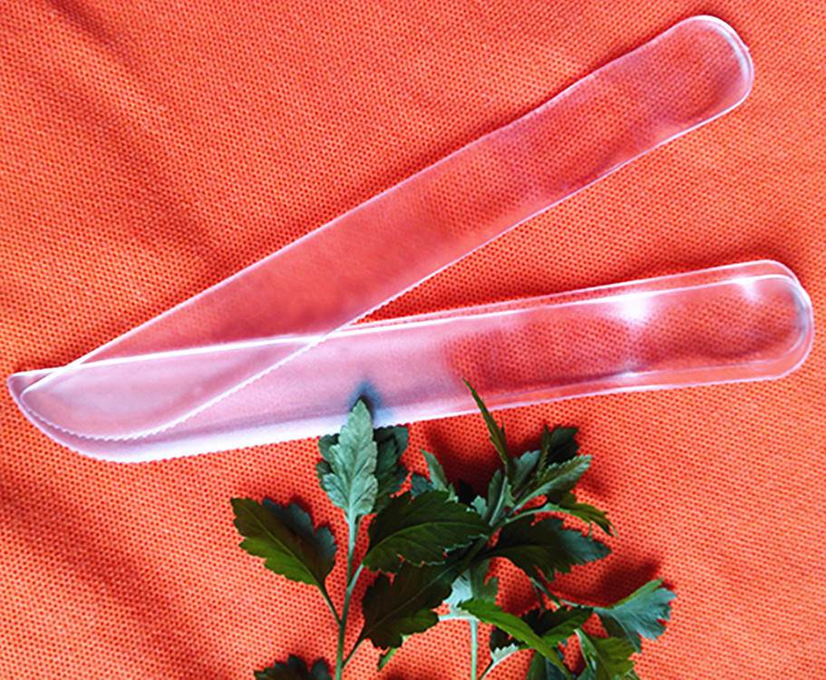 厂家直销白色透明一次性食品级塑料磨砂生日蛋糕刀|21克同款|ru