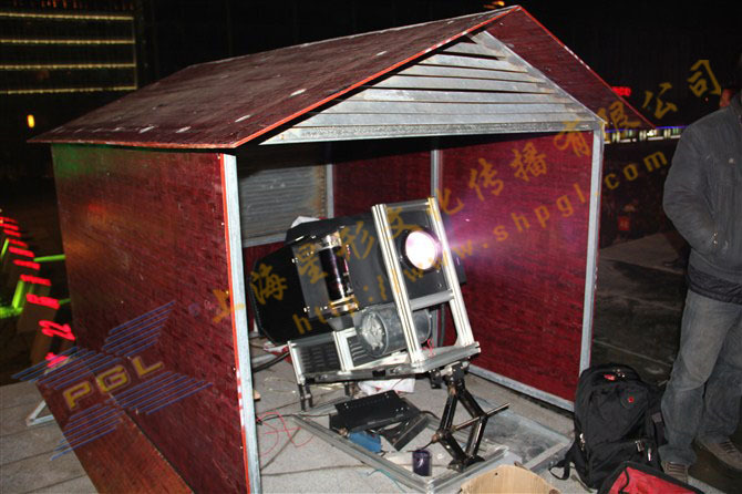 广告投影_高清logo投影灯_巨型logo投影灯_上海星迅电气