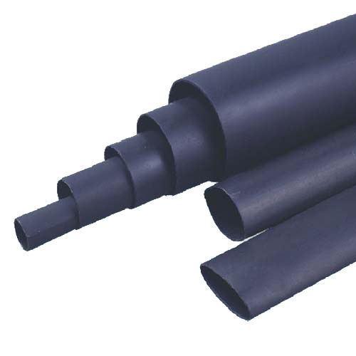 批发黑色防水绝缘热缩管Φ16/5【中壁带胶热缩套管】深圳厂家直销
