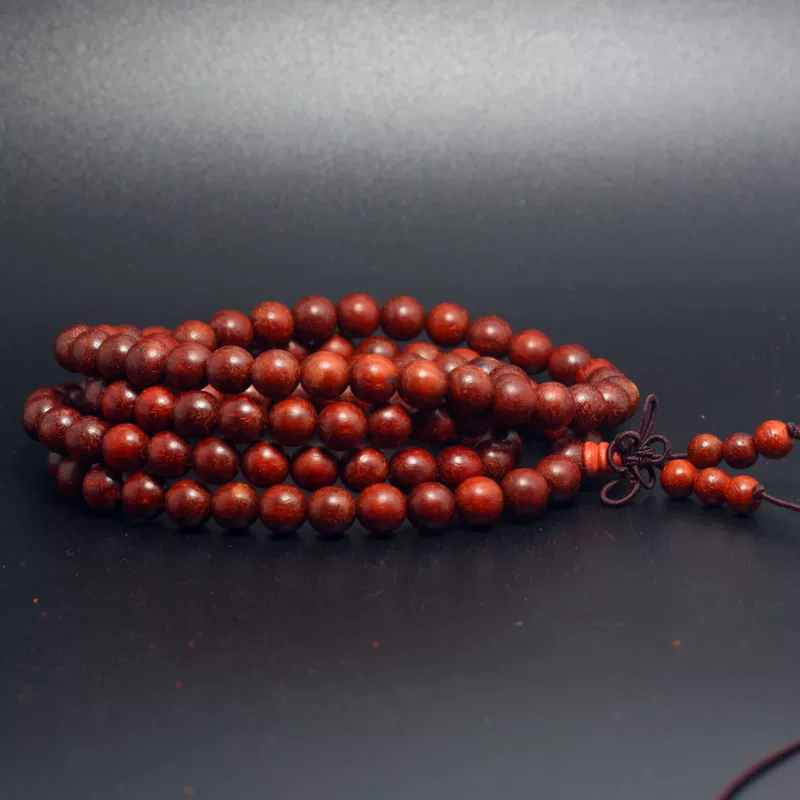 Bracelet sandalwood, rosary with round beads rosewood, accessory, wholesale, 108 beads