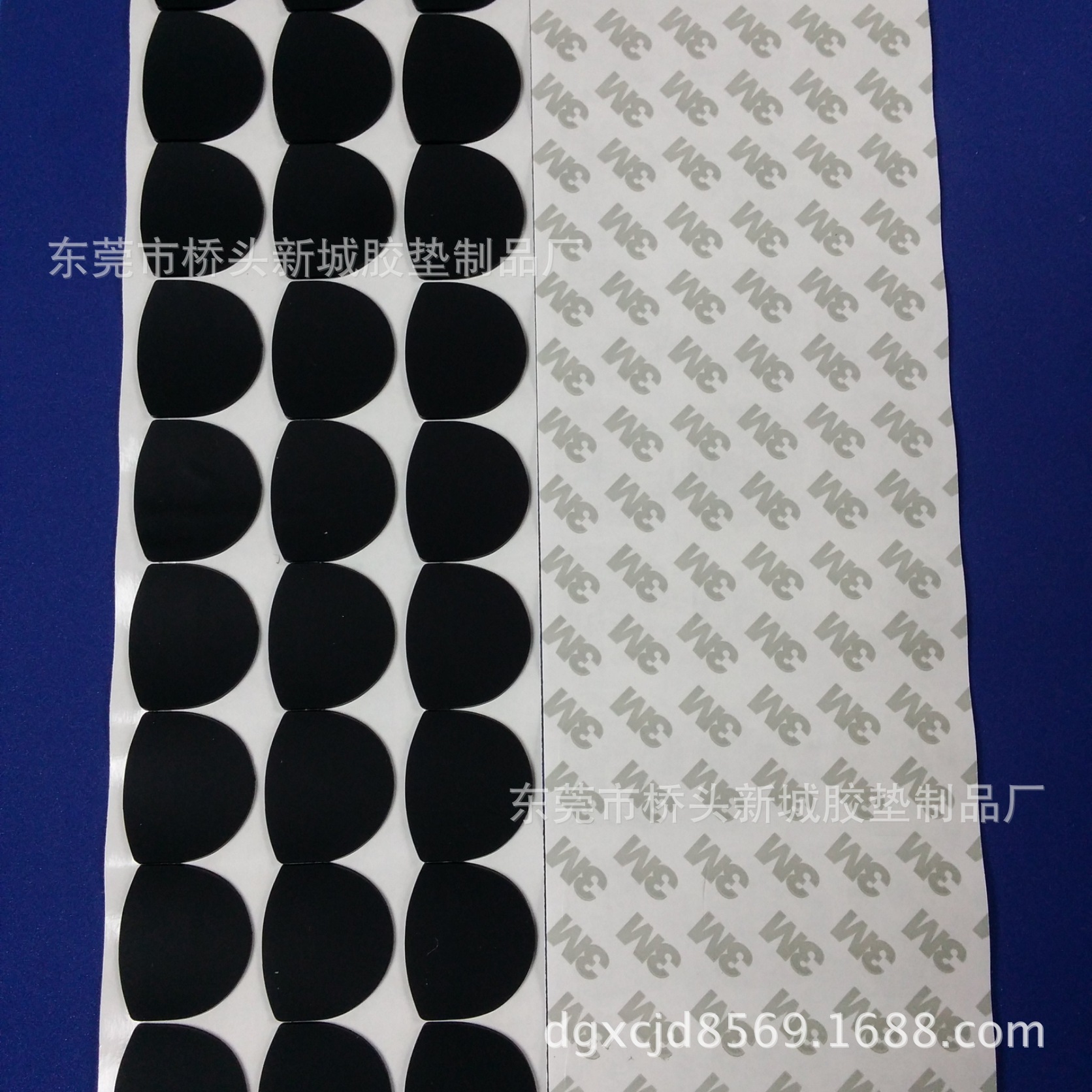 【硅胶垫】自粘黑色光面硅胶脚垫 半圆硅橡胶垫自粘硅胶垫